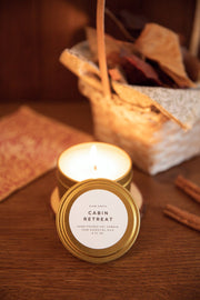 Slow North - Cabin Retreat Travel Tin Candle (Seasonal)