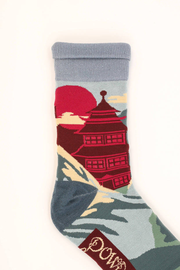 Powder Design inc - Men's Ancient Temple Gift Socks