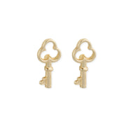 ZAD - Literary Quotes Key Post Earrings