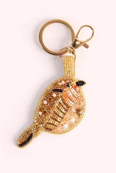 Powder Design inc - US - Beaded Keyrings - Robin Red Breast
