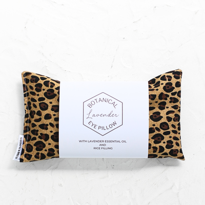 SaidoniaEco - Boho Lavender Eye Pillow - Cheetah Print