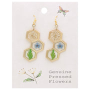 ZAD - Honey Comb Dried Flower Earrings