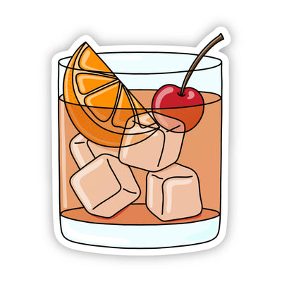 Big Moods - Old Fashioned Cocktail Sticker