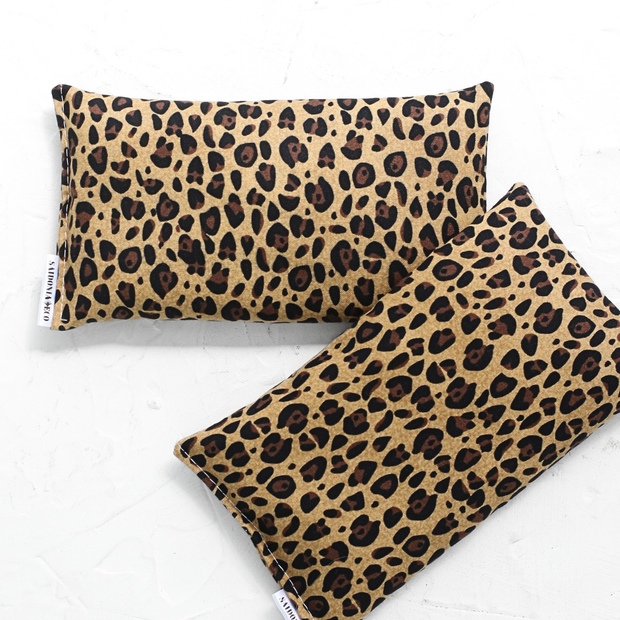SaidoniaEco - Boho Lavender Eye Pillow - Cheetah Print
