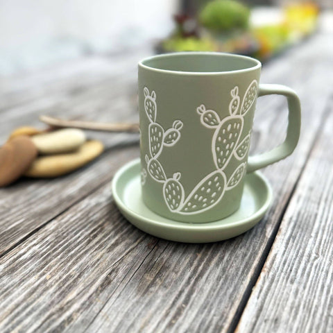 Living Goods by Ore’ Originals - Cuppa Color Mug | Prickly Pear Cactus