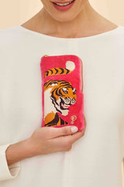 Powder Design inc - Velvet Embroidered Glasses Pouch - Thrill of the Tiger