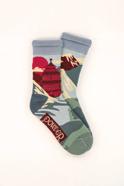 Powder Design inc - Men's Ancient Temple Gift Socks