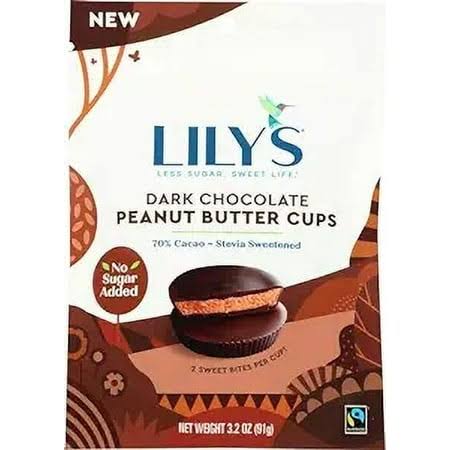 Lily's Dark Chocolate Peanut Butter Cups