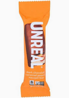 Unreal Dark Chocolate Caramel Peanut Nougat Bar