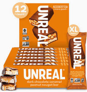 Unreal Dark Chocolate Caramel Peanut Nougat Bar