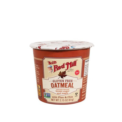 Bob's Red Mill Gluten Free Oatmeal Brown Sugar and Maple
