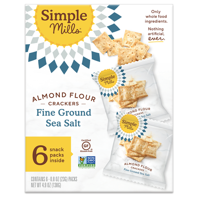 Simple MIlls Sea Salt Crackers Snack Packs