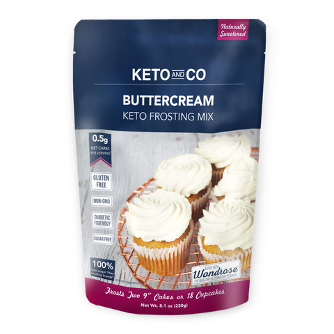KETO & Co Buttercream Frosting Mix