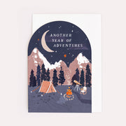 Sister Paper Co. - Another Year of Adventures Card | Male Birthday Cards | Camp