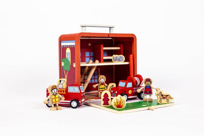 Jack Rabbit Creations - Suitcase Series: Fire House
