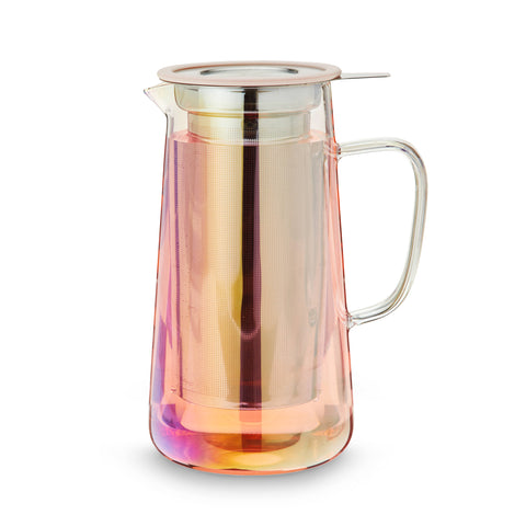 Pinky Up - Annika Iridescent Glass Teapot & Infuser