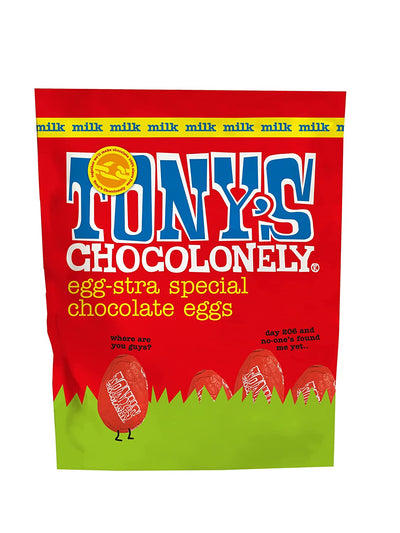 Tony's Chocolonely Milk Chocolate Eggs
