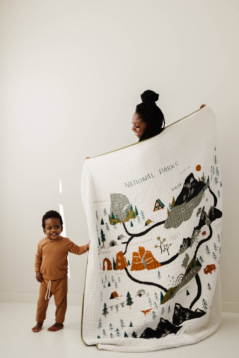 Clementine Kids - Large National Parks Throw