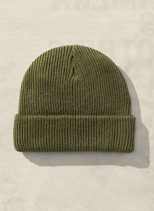 Hemp Slacker Beanie (+8 Colors): Cactus