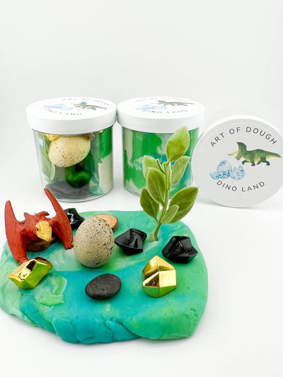 Art of Dough - Dinosaur Land Sensory Jar