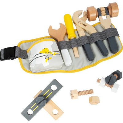Hauck Toys Small Foot Wooden Toys Tool Belt "Miniwob" Playset