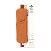 Denik - Caramel Crinkle Embroidered Notebook Pouch