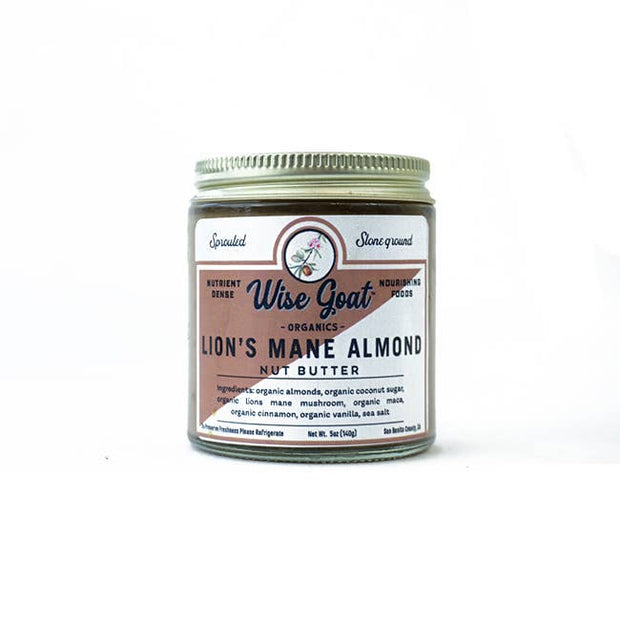 Wise Goat Organics LLC - Lion's Mane Almond Butter