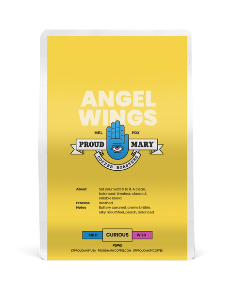 Proud Mary Coffee Angel Wings