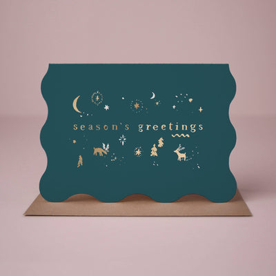 Sister Paper Co. - Season's Greetings Scene Card | Holiday Card | Holiday Cards