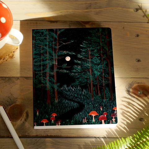 Denik - Moonrise Forest Layflat Notebook