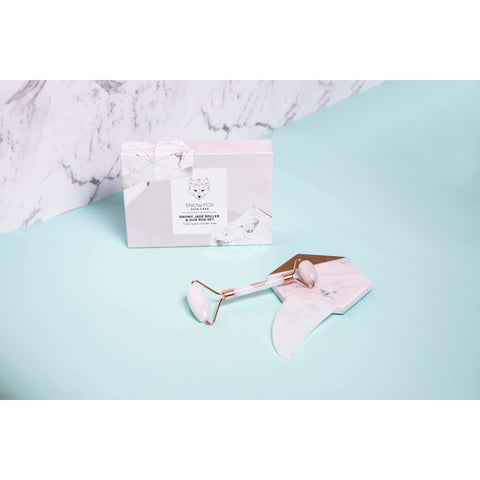 Snowy Jade Roller & Gua Sha Set