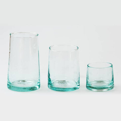 SOCCO Recycled Glass Narrow Tumblers