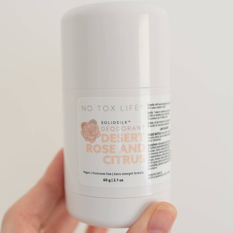 No Tox Life - SOLIDSILK™ Deodorant (Desert Rose & Citrus) Refillable