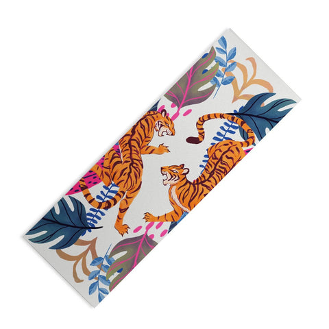 Deny Designs - Avenie Jungle Cats Blue Yoga Mat