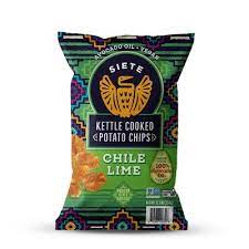 Siete Kettle Cooked Potato Chips Chile Lime