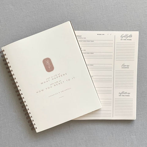 Surround Yourself with Happiness Journal // A space to stay positive and reflect on the good
