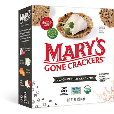 Mary's Gone Crackers Cracked Black Pepper