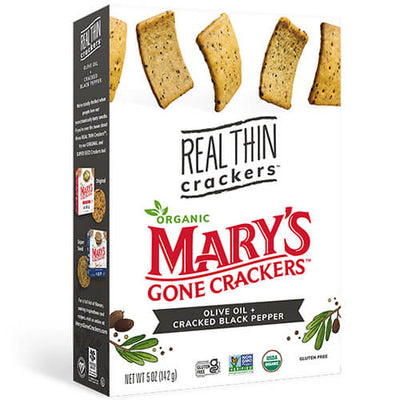 Mary's Gone Crackers Olive Oil & Black Pepper