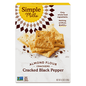 Simple Mills Almond Flour Crackers - Cracked Black Pepper